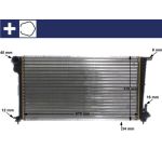 MAHLE Kühler, Motorkühlung CR 624 000S MAHLE Kühler, Motorkühlung CR 624 000S