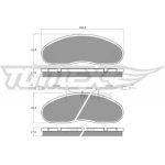 TOMEX brakes Bremsbelagsatz, Scheibenbremse TX 15-18 TOMEX brakes Bremsbelagsatz, Scheibenbremse TX 15-18