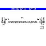 ATE Bremsschlauch 24.5160-0215.3 ATE Bremsschlauch 24.5160-0215.3