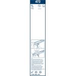 472 BOSCH Wischerblatt 3397001472 472 BOSCH Wischerblatt 3397001472