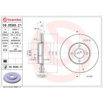 Bremsscheibe VA 09.B588.21 Bremsscheibe VA 09.B588.21