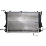 MAHLE Kühler, Motorkühlung CR 419 000S MAHLE Kühler, Motorkühlung CR 419 000S