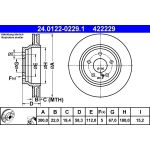 Bremsscheibe Db T. W221/R230 05-13 24.0122-0229.1 Bremsscheibe Db T. W221/R230 05-13 24.0122-0229.1