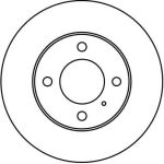 TRW Bremsscheibe DF4021 TRW Bremsscheibe DF4021