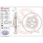 Brembo Bremsscheibe Vorderachse 09.E532.11 Brembo Bremsscheibe Vorderachse 09.E532.11