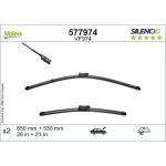 VALEO Silencio Flat Blade Set 577974 VALEO Silencio Flat Blade Set 577974