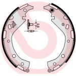 Bremsbackensatz HA S 83 549 Bremsbackensatz HA S 83 549