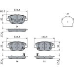 0 986 494 984 Bosch Bremsbelagsatz 0 986 494 984 0 986 494 984 Bosch Bremsbelagsatz 0 986 494 984