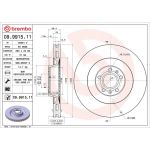 12 481 033 Bremsscheibe VA 09.9915.11 12 481 033 Bremsscheibe VA 09.9915.11