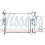 Nissens Wasserkühler PKW 61316A Nissens Wasserkühler PKW 61316A