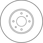 TRW Bremsscheibe DF1032 TRW Bremsscheibe DF1032