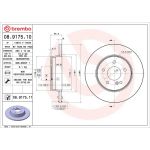 15 482 018 Bremsscheibe HA 08.9175.11 15 482 018 Bremsscheibe HA 08.9175.11