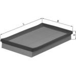 MAHLE Luftfilter LX 1633 MAHLE Luftfilter LX 1633
