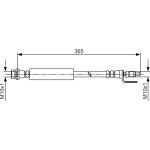 Bosch Bremsschlauch 1987481703 Bosch Bremsschlauch 1987481703