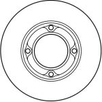 TRW Bremsscheibe DF4124