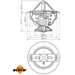 NRF Kühlmittelthermostat 725060