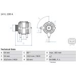 Bosch Lichtmaschine 0 986 083 410 Bosch Lichtmaschine 0 986 083 410