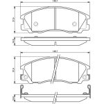 Bosch Bremsbelagsatz 0 986 494 138 Bosch Bremsbelagsatz 0 986 494 138