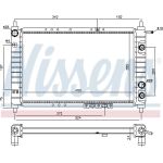 Nissens Wasserkühler PKW 61663
