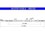 ATE Handbremsseil 24.3727-2122.2 ATE Handbremsseil 24.3727-2122.2