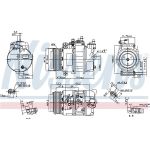 Nissens Klimakompressor PKW 89496 Nissens Klimakompressor PKW 89496