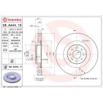 Brembo Bremsscheibe 09.A444.10 Brembo Bremsscheibe 09.A444.10