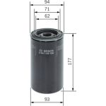 0 451 105 188 Bosch Ölfilter 0 451 105 188
