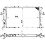 MAHLE Kühler, Motorkühlung CR 320 000S