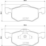 BREMBO Bremsklötze VA P 24 219 BREMBO Bremsklötze VA P 24 219