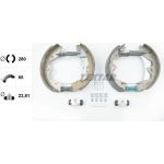 Satz Bremsbacken Nissan Cabstar, Terrano Ii 2.4-3.0D 02/03 84065100 Satz Bremsbacken Nissan Cabstar, Terrano Ii 2.4-3.0D 02/03 84065100