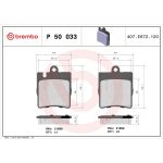 BREMBO Bremsklötze HA P 50 033 BREMBO Bremsklötze HA P 50 033
