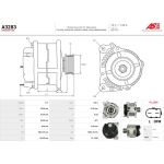 A3283 AS-PL Lichtmaschine (Generator) A3283 A3283 AS-PL Lichtmaschine (Generator) A3283
