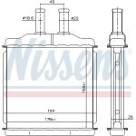 Nissens Heizungskühler PKW 76509 Nissens Heizungskühler PKW 76509
