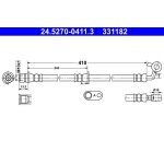 ATE Bremsschlauch 24.5270-0411.3 ATE Bremsschlauch 24.5270-0411.3