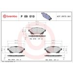 BREMBO Bremsklötze VA P 09 010 BREMBO Bremsklötze VA P 09 010