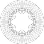82 481 154 Bremsscheibe VA DF6481