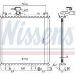 Nissens Wasserkühler PKW 64175A Nissens Wasserkühler PKW 64175A