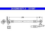 ATE Bremsschlauch 24.5298-0271.3 ATE Bremsschlauch 24.5298-0271.3