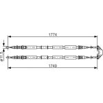 Handbremsseil 1987477163 Handbremsseil 1987477163