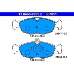 Bremsbelagsatz Opel P. Astra F/Corsa B/Vectra A 82-01 13.0460-7051.2 Bremsbelagsatz Opel P. Astra F/Corsa B/Vectra A 82-01 13.0460-7051.2