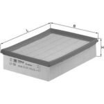 MAHLE Luftfilter LX 598 MAHLE Luftfilter LX 598