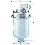 MANN-FILTER Kraftstofffilter WK 614/44 MANN-FILTER Kraftstofffilter WK 614/44