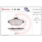 BREMBO Bremsklötze VA P 23 060 BREMBO Bremsklötze VA P 23 060