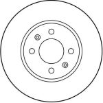 TRW Bremsscheibe DF1627 TRW Bremsscheibe DF1627