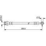 Bosch Bremsschlauch 1987481968 Bosch Bremsschlauch 1987481968