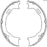 Bremsbacken Jeep Cherokee 2.4-3.7 01-08 91073600