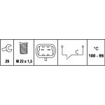 HELLA Temperaturschalter, Kühlerlüfter 6ZT 007 807-001 HELLA Temperaturschalter, Kühlerlüfter 6ZT 007 807-001