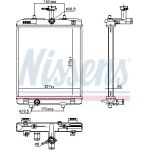 Nissens Wasserkühler PKW 606330 Nissens Wasserkühler PKW 606330