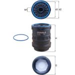 KC 646D MAHLE Kraftstofffilter KC 646D, Anschraubfilter, Höhe 143,3 mm – u. a. für Volvo Fmx II, Fm – OE Nummer 20788794 - l KC 646D MAHLE Kraftstofffilter KC 646D, Anschraubfilter, Höhe 143,3 mm – u. a. für Volvo Fmx II, Fm – OE Nummer 20788794 - l