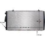 MAHLE Kühler, Motorkühlung CR 426 000S MAHLE Kühler, Motorkühlung CR 426 000S